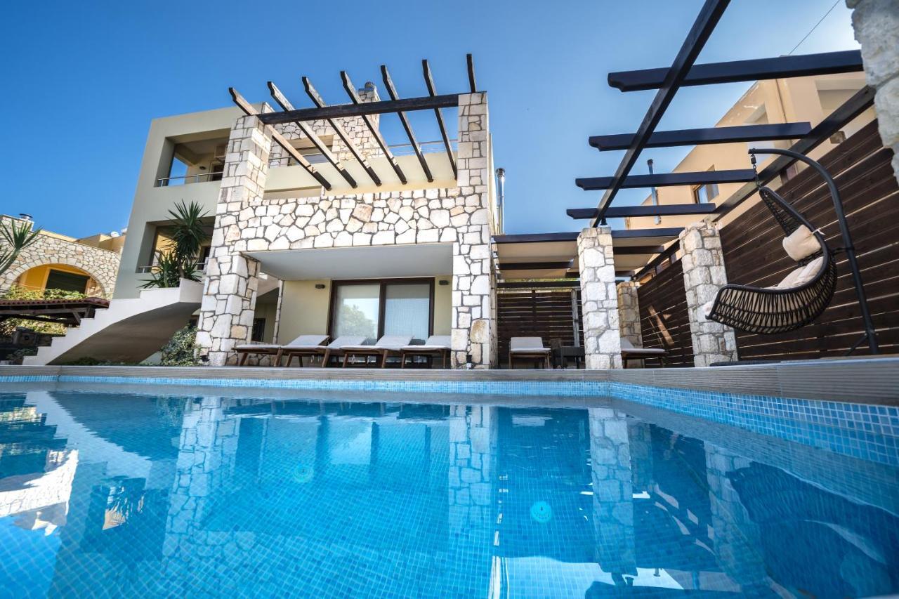 Villa Majestic Crete Heated Pool And Sauna 美噶拉 外观 照片